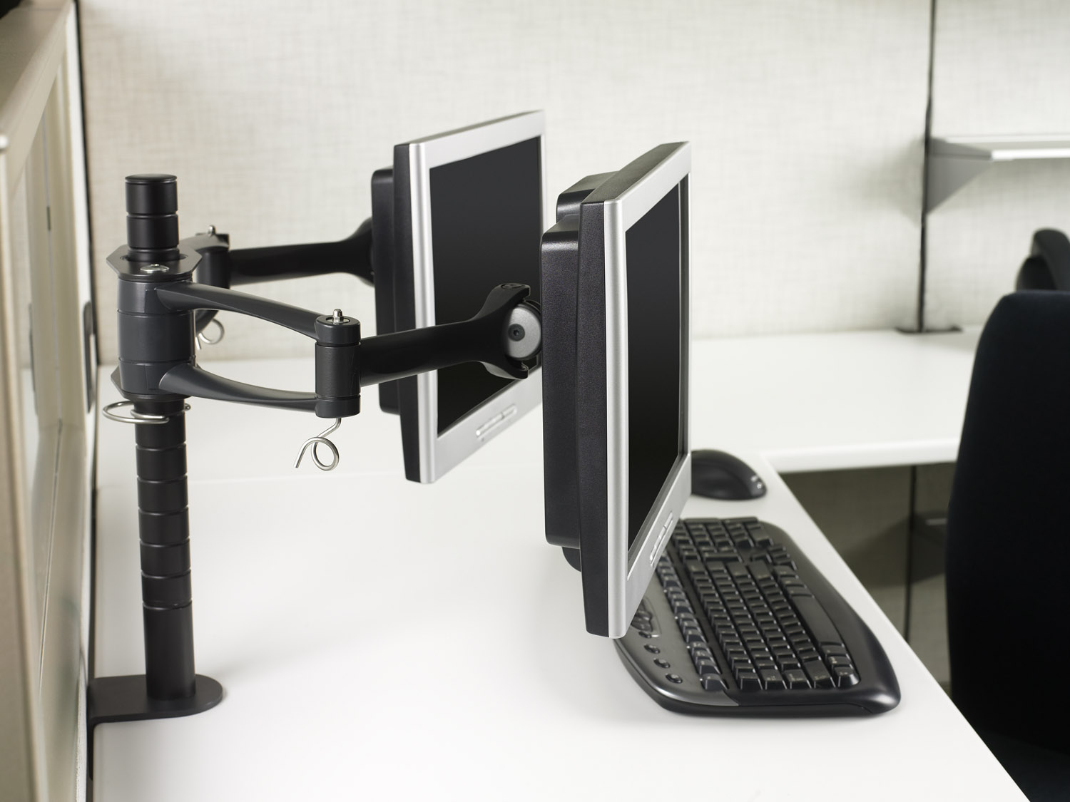 办公辅件|显示器支架|办公火狐官方网站|火狐HUOHU（中国）火狐官方网站|Wishbone 台面显示屏（立柱）支架